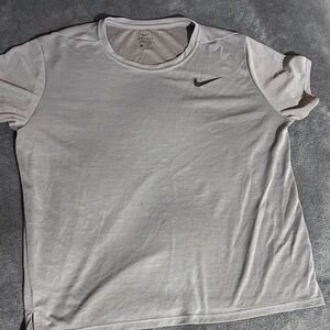 Nike Men's Light Gray Dri-FIT Tee